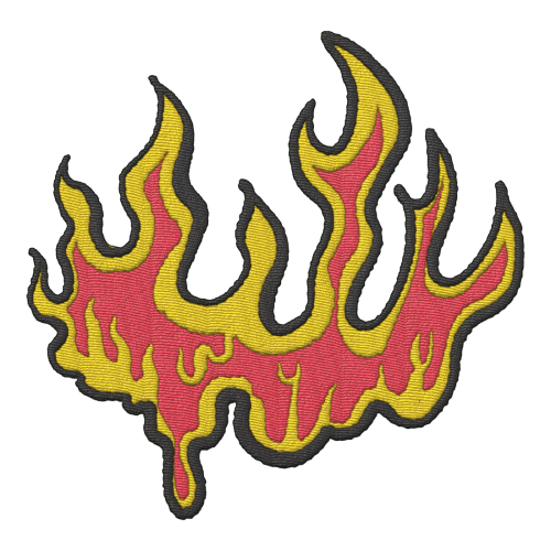 Flames Patch